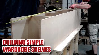 Installing Simple MDF Dressing Room Shelving amp Clothes Rails [upl. by Adriene602]