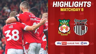 HIGHLIGHTS  Wrexham AFC vs Grimsby Town [upl. by Kendyl496]