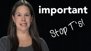 How to Pronounce IMPORTANT  American English [upl. by Ellehcrad]