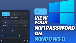 How To View Wifi Password On Windows 11 [upl. by Llemar]