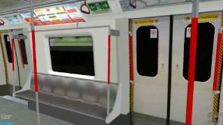 OpenBVE KTrain on Tsuen Wan Line Admiralty to Mong Kok [upl. by Edrei140]