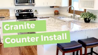 Installing Granite Countertops [upl. by Yeliak]