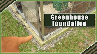 How to Build Greenhouse Foundation [upl. by Enoob46]