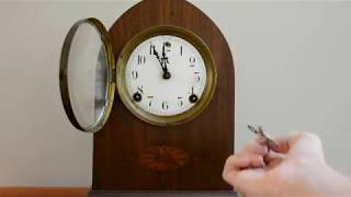 Winding The Sessions Mantle Clock  Tutorial [upl. by Fabiano]