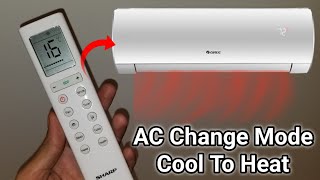 How to operate Air Conditioner on Heating Mode [upl. by Aryamo]