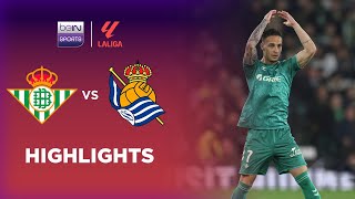 Real Betis 30 Real Sociedad  LaLiga 2425 Match Highlights [upl. by Teplica]