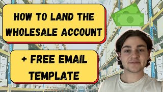 How to Contact Amazon Wholesale Suppliers  Free Email Template [upl. by Eloise45]