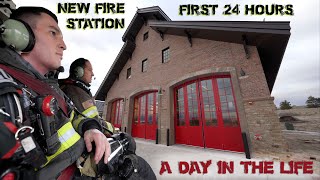 First 24 Hours in a New Fire Station  A Day in the Life [upl. by Atnauqal555]