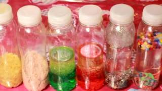 Diy Bouteilles sensorielles  Montessori [upl. by Lodi]