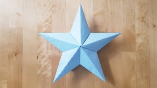 How to Make Origami Star 3D [upl. by Annoyed]