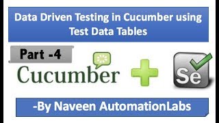 Data Tables in Cucumber  BDD Framework with Selenium  Part 4 [upl. by Naej186]