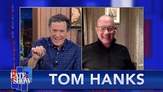 Tom Hanks Takes quotThe Colbert Questionertquot [upl. by Circosta]