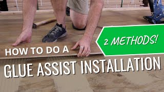 How To Do A Glue Assist Hardwood Installation [upl. by Lougheed]