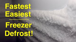 Simple Way to ● Defrost Your Freezer  no effort [upl. by Elish]