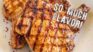 Pork Chop Marinade  Perfect Pork Chops Every Time [upl. by Kamp]