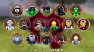 LEGO Marvels Avengers Vita  All Playable Characters Unlocked [upl. by Raquela]