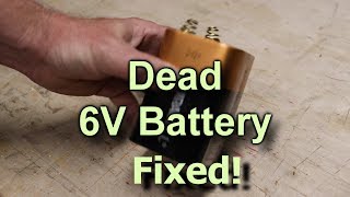 6V Lantern Battery Rebuild [upl. by Ahtibat794]