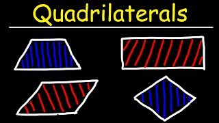 Quadrilaterals  Trapezoids Parallelograms Rectangles Squares and Rhombuses [upl. by Lamrej]