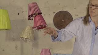 How to make a ribbon lampshade [upl. by Zurkow]