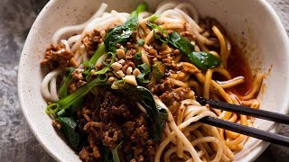 Dan Dan Noodles Spicy Sichuan Noodles [upl. by Aryn269]