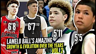 LaMelo Balls Amazing Evolution Through The Years Vol 2 From 55 13 YO to 68 18 Year Old [upl. by Niessuh]