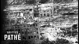 Aerial View Of Bombed Hamburg 1943 [upl. by Alanna]