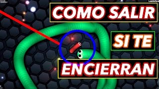 Como salir del circulo de la muerte  Slitherio  Tutorial con el Noob [upl. by Conard]