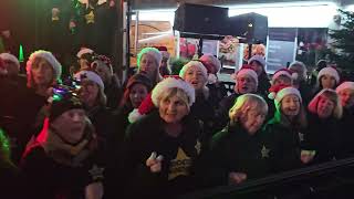 WHAT CHRISTMAS MEANS TO ME Rock Choir at Birkdale Lights Switch On 1st December 2024 [upl. by Annekahs]