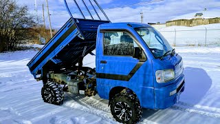 Custom Upgraded Hijet Mini Dump Truck Overview [upl. by Egreog455]