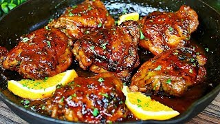 Orange Honey Glazed Chicken Recipe  Easy Chicken Recipe [upl. by Nanni]