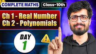 Class 10 Maths  Day 1  Real Numbers amp Polynomials  Class 10  Alakh Pandey  Ritik Sir [upl. by Dahc]