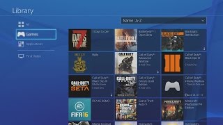 How to Delete Games on PS4 [upl. by Ayekal867]