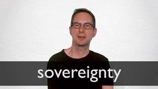 How to pronounce SOVEREIGNTY in British English [upl. by Holub34]