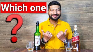 Johnnie Walker Red Label Vs Black amp White Scotch Whisky  The Whiskeypedia [upl. by Arodoet]