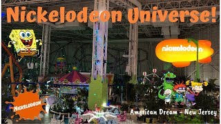 NICKELODEON UNIVERSE Full Tour Rides Characters  American Dream Mall New Jersey [upl. by Tichon332]