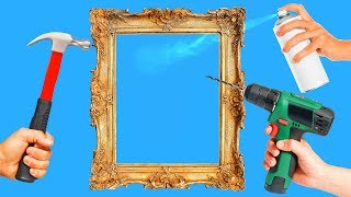 18 INTERESTING DIY PICTURE FRAME IDEAS [upl. by Anibla]