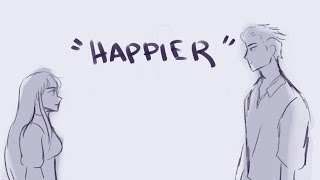 happier by olivia rodrigo  animatic [upl. by Haden768]