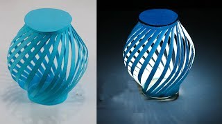 How to Make a Paper Lamp Shade Easily [upl. by Ellehcer752]