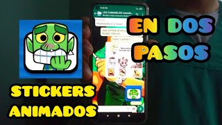 Como convertir videos y Gif en STICKERS ANIMADOS para Whatsapp ✅✅ [upl. by Aliel833]