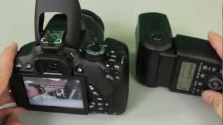 How to Use Canon Off Camera Wireless TTL Flash System [upl. by Atterg]