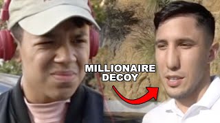 MILLIONAIRE DECOY ACTUALLY TRIES TO STEAL HIS GIRLFRIEND UDY LOYALTY GOLD DIGGER TEST [upl. by Fallon]