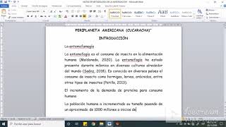 CONSEJOS PARA REDACTAR LA INTRODUCCION DE TU PROYECTO DE INVESTIGACION [upl. by Zuliram]