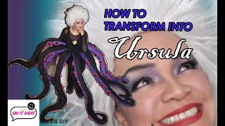 The BEST Ursula Halloween Costume Tutorial Like REAL [upl. by Karim]