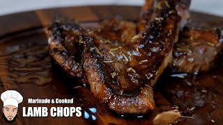 Lamb Chops  Marinade amp Cooked [upl. by Oetam900]