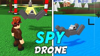 Working Spy Drone Tutorial In Roblox Build A Boat For Treasure [upl. by Edy]