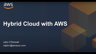 AWS  Building a Hybrid Cloud Strategy [upl. by Iphlgenia644]