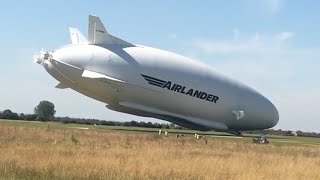 Airlander 10 crash closeup amp slow motion [upl. by Anet366]