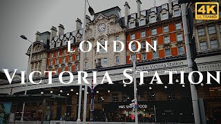 London Victoria Station Walk Through England 4K [upl. by Raleigh715]