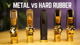 Metal vs Hard Rubber Mouthpieces Theo Wanne Tenor Saxophone Mouthpiece Review amp Comparison [upl. by Verner626]