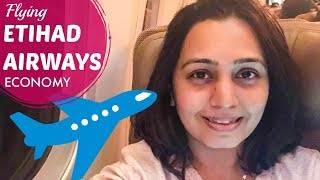 ETIHAD AIRWAYS Economy Class Experience  Abu Dhabi to Mumbai Flight [upl. by Raamal912]